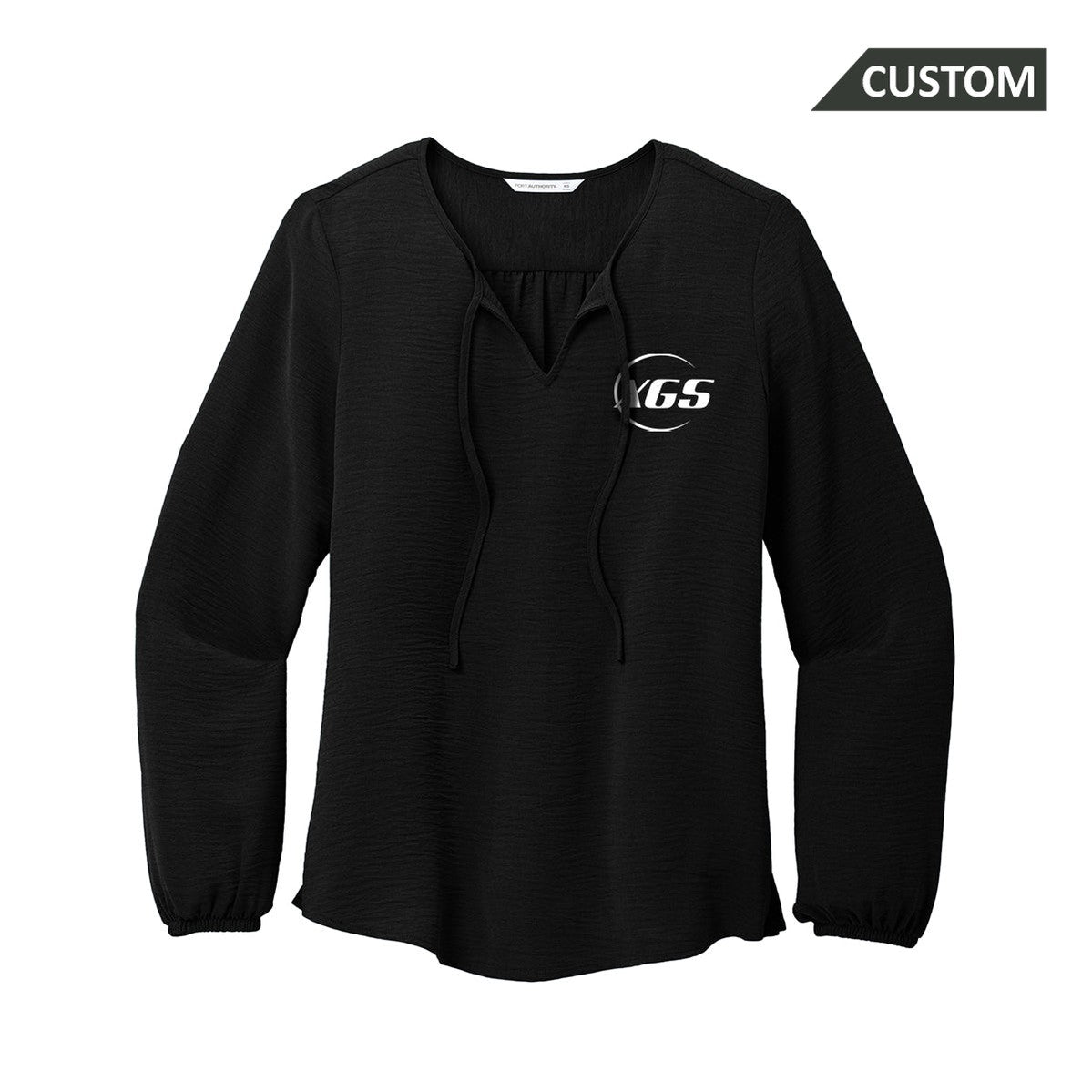 XGS Womens Textured Crepe Blouse